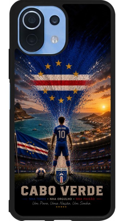 Xiaomi Mi 11 Lite 5G Case Hülle - Silikon schwarz Fussball Kap Verde splash 2026