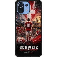 Xiaomi Mi 11 Lite 5G Case Hülle - Silikon schwarz Fussball Schweiz splash 2026