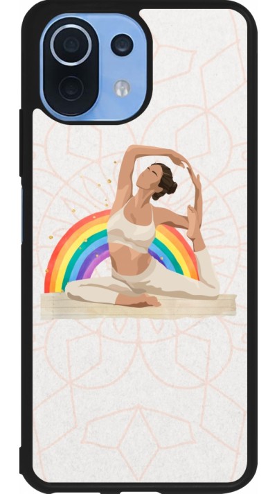 Xiaomi Mi 11 Lite 5G Case Hülle - Silikon schwarz Spring 23 yoga vibe