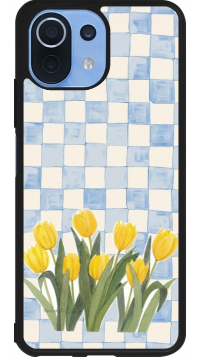 Xiaomi Mi 11 Lite 5G Case Hülle - Silikon schwarz Blue vichy tulips 2026