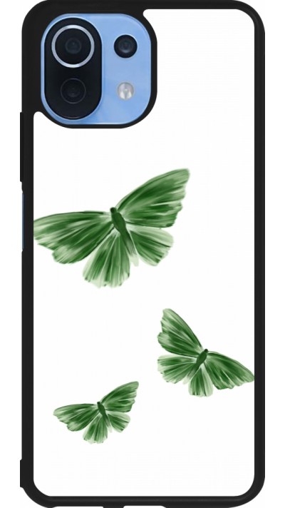 Xiaomi Mi 11 Lite 5G Case Hülle - Silikon schwarz Butterflies 2026