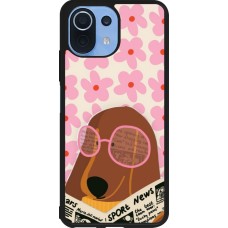 Xiaomi Mi 11 Lite 5G Case Hülle - Silikon schwarz Dog with newspaper Spring 2026