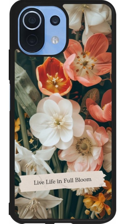 Xiaomi Mi 11 Lite 5G Case Hülle - Silikon schwarz Full Bloom 2026