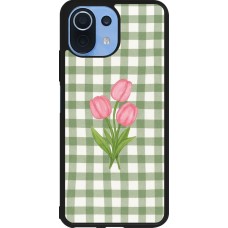 Xiaomi Mi 11 Lite 5G Case Hülle - Silikon schwarz Green vichy tulips Spring 2026