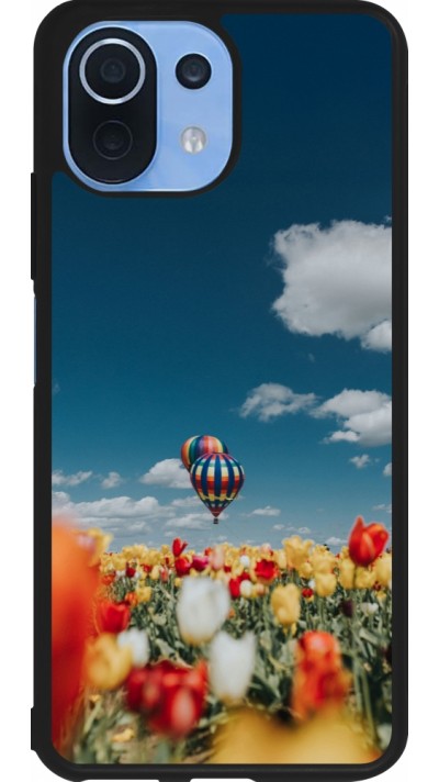 Xiaomi Mi 11 Lite 5G Case Hülle - Silikon schwarz Hot air balloon 2026