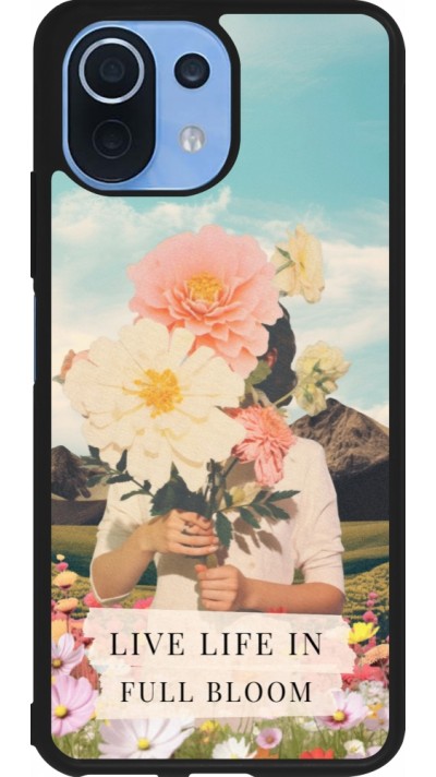 Xiaomi Mi 11 Lite 5G Case Hülle - Silikon schwarz Live life in full moon 2026