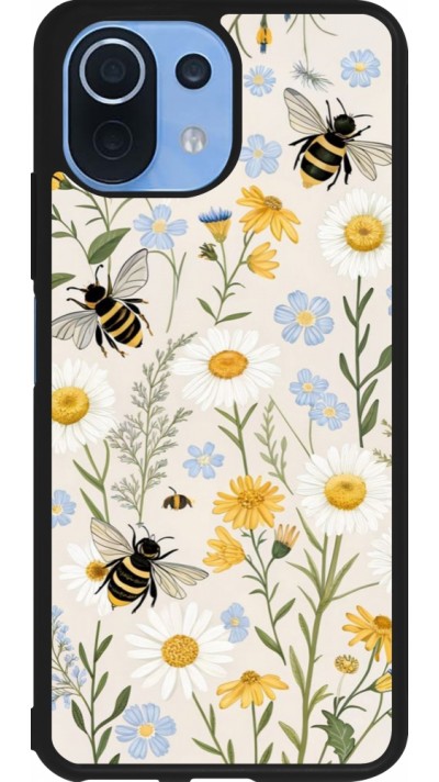 Xiaomi Mi 11 Lite 5G Case Hülle - Silikon schwarz Pattern bees 2026