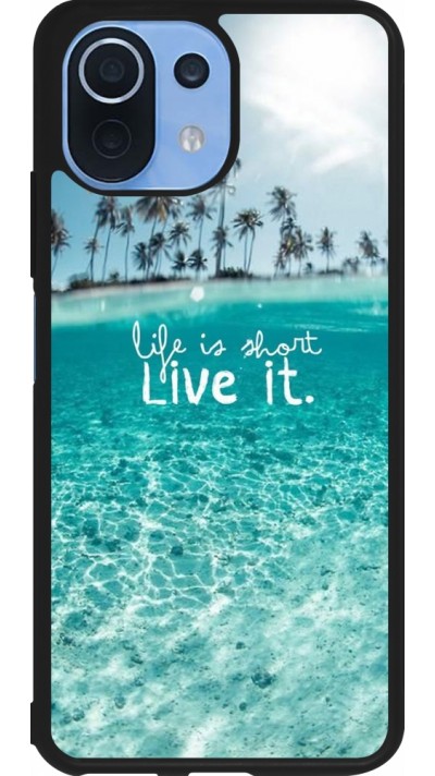 Xiaomi Mi 11 Lite 5G Case Hülle - Silikon schwarz Summer 18 24