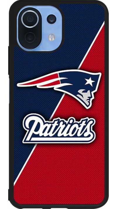 Xiaomi Mi 11 Lite 5G Case Hülle - Silikon schwarz Super Bowl 26 Patriots 1