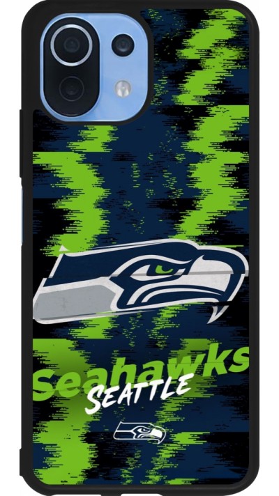 Xiaomi Mi 11 Lite 5G Case Hülle - Silikon schwarz Super Bowl 26 Seattle 2