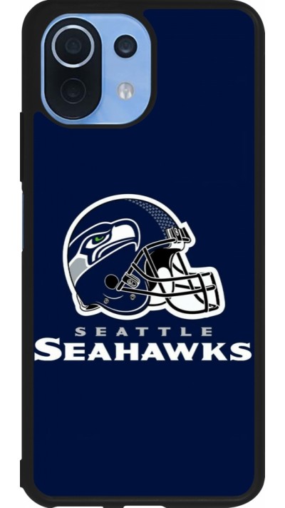 Xiaomi Mi 11 Lite 5G Case Hülle - Silikon schwarz Super Bowl 26 Seattle 3