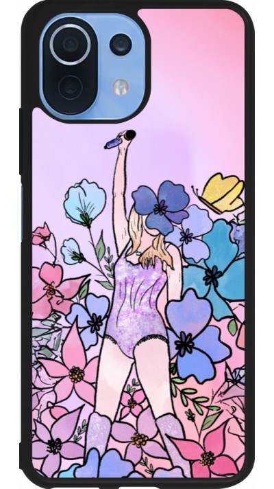 Xiaomi Mi 11 Lite 5G Case Hülle - Silikon schwarz Taylor Swift Sketch - Pink