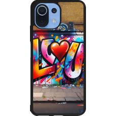 Xiaomi Mi 11 Lite 5G Case Hülle - Silikon schwarz Valentin 2025 Liebe U Tag