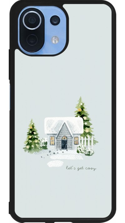 Xiaomi Mi 11 Lite 5G Case Hülle - Silikon schwarz Winter 25 Cosy House