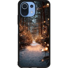 Xiaomi Mi 11 Lite 5G Case Hülle - Silikon schwarz Winter 25 Winter snowy road