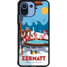 Xiaomi Mi 11 Lite 5G Case Hülle - Silikon schwarz Zermatt Mountain Jacuzzi
