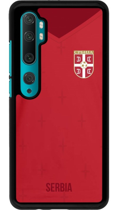 Xiaomi Mi Note 10 / Note 10 Pro Case Hülle - Serbien 2022 personalisierbares Fussballtrikot