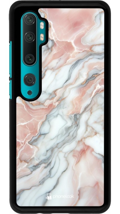Xiaomi Mi Note 10 / Note 10 Pro Case Hülle - Rosa Leuchtender Marmor