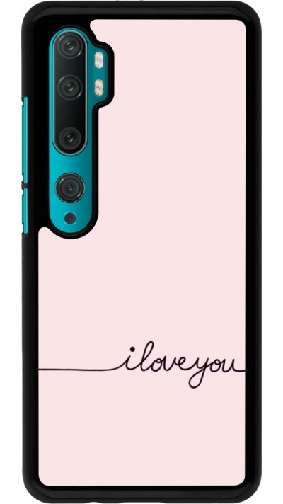 Xiaomi Mi Note 10 / Note 10 Pro Case Hülle - Valentine 2023 i love you writing