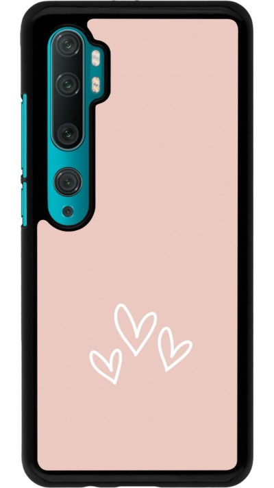 Xiaomi Mi Note 10 / Note 10 Pro Case Hülle - Valentine 2023 three minimalist hearts