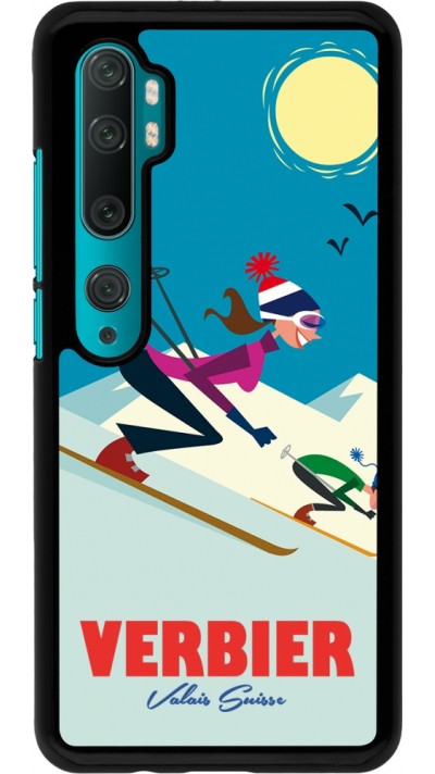 Xiaomi Mi Note 10 / Note 10 Pro Case Hülle - Verbier Ski Downhill