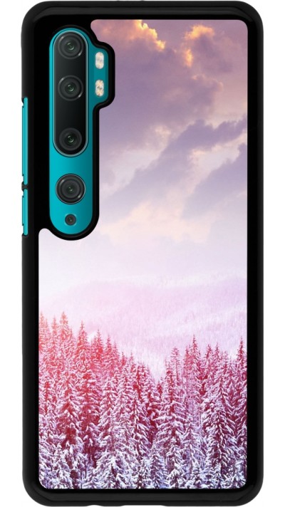 Xiaomi Mi Note 10 / Note 10 Pro Case Hülle - Winter 22 Pink Forest