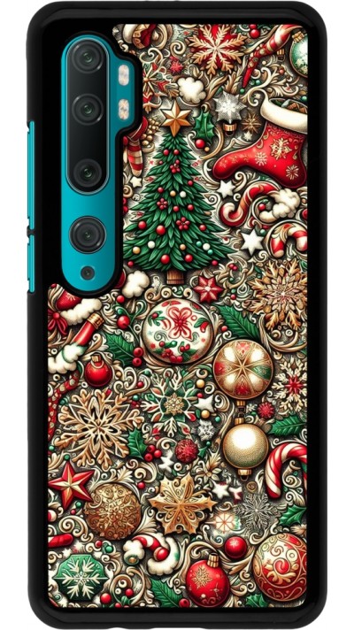 Xiaomi Mi Note 10 / Note 10 Pro Case Hülle - Weihnachten 2023 Mikromuster