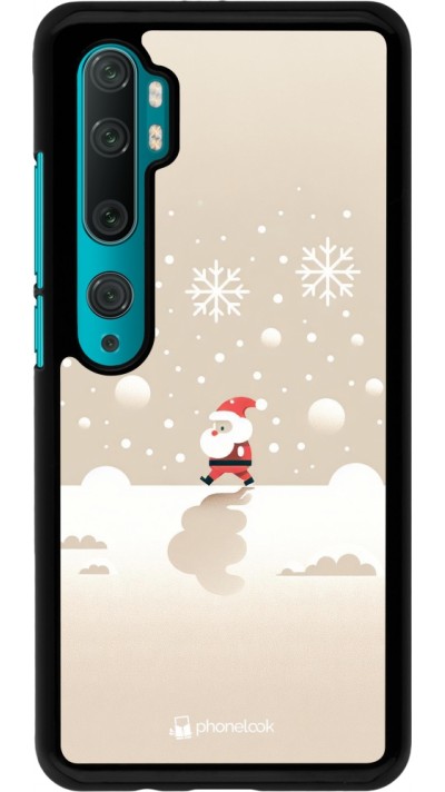 Xiaomi Mi Note 10 / Note 10 Pro Case Hülle - Weihnachten 2023 Minimalistischer Weihnachtsmann