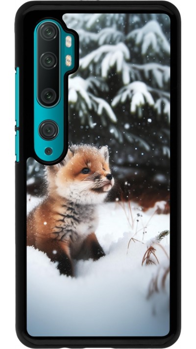 Xiaomi Mi Note 10 / Note 10 Pro Case Hülle - Weihnachten 2023 Fuechslein Tanne
