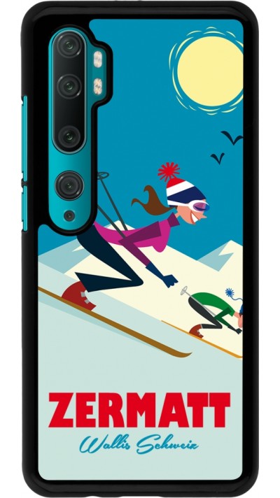 Xiaomi Mi Note 10 / Note 10 Pro Case Hülle - Zermatt Ski Downhill