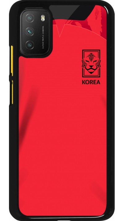 Xiaomi Poco M3 Case Hülle - Südkorea 2022 personalisierbares Fussballtrikot