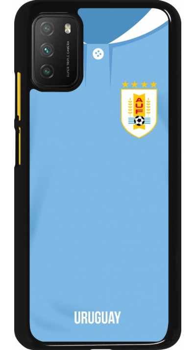 Xiaomi Poco M3 Case Hülle - Uruguay 2022 personalisierbares Fussballtrikot
