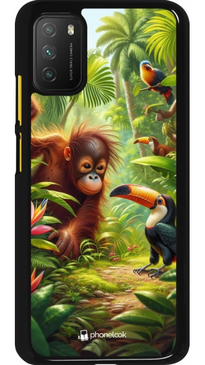 Xiaomi Poco M3 Case Hülle - Tropischer Dschungel Tayrona