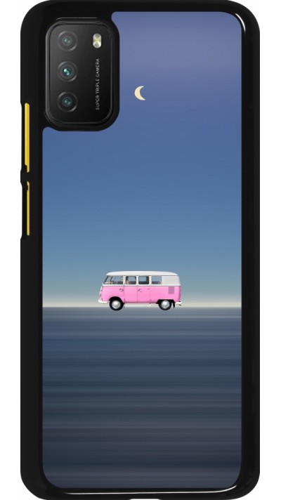 Xiaomi Poco M3 Case Hülle - Spring 23 pink bus