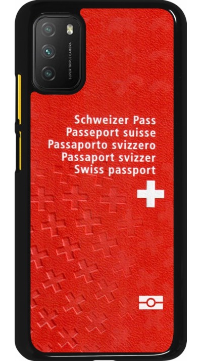 Xiaomi Poco M3 Case Hülle - Swiss Passport