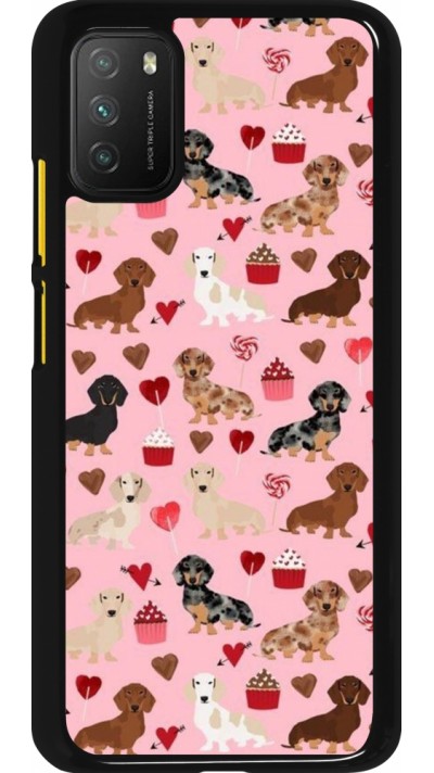 Xiaomi Poco M3 Case Hülle - Valentine 2024 puppy love