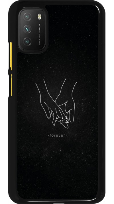 Xiaomi Poco M3 Case Hülle - Valentine 2023 hands forever