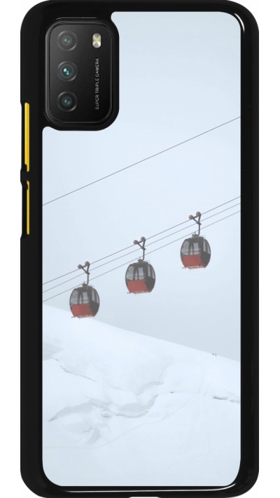 Xiaomi Poco M3 Case Hülle - Winter 22 ski lift
