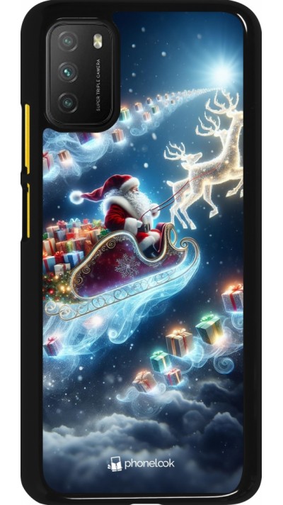 Xiaomi Poco M3 Case Hülle - Weihnachten 2023 Verzauberter Weihnachtsmann
