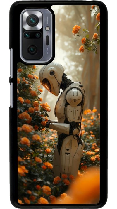 Coque Xiaomi Redmi Note 10 Pro - Astronaut flowers 2025