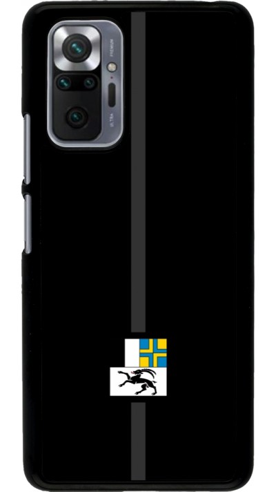 Xiaomi Redmi Note 10 Pro Case Hülle - Kanton GR schwarz