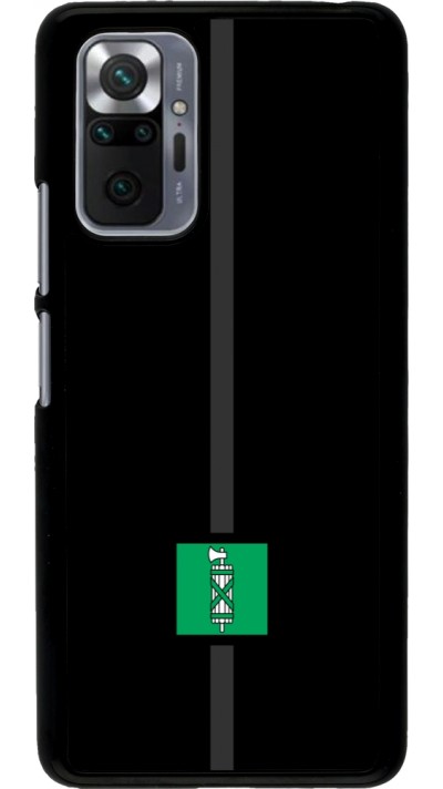 Xiaomi Redmi Note 10 Pro Case Hülle - Kanton SG schwarz