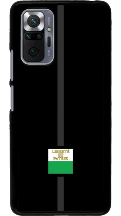 Xiaomi Redmi Note 10 Pro Case Hülle - Kanton VD schwarz