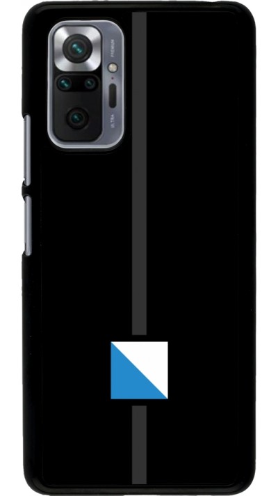 Xiaomi Redmi Note 10 Pro Case Hülle - Kanton ZH schwarz