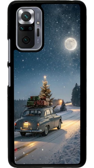 Xiaomi Redmi Note 10 Pro Case Hülle - Christmas 25 Car with Tree Xmas