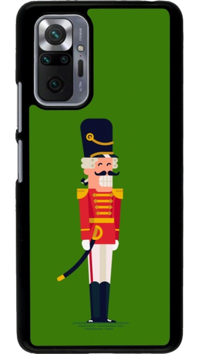 Xiaomi Redmi Note 10 Pro Case Hülle - Christmas 25 Nutcracker Green