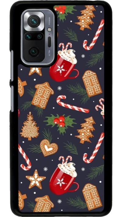 Xiaomi Redmi Note 10 Pro Case Hülle - Christmas 25 Pattern Gingerbread House