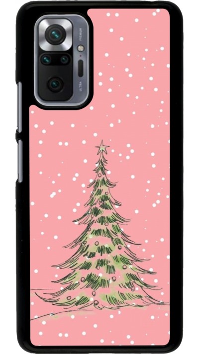 Xiaomi Redmi Note 10 Pro Case Hülle - Christmas 25 Pink Tree