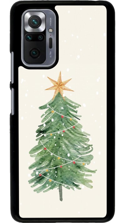 Xiaomi Redmi Note 10 Pro Case Hülle - Christmas 25 Sketch Tree