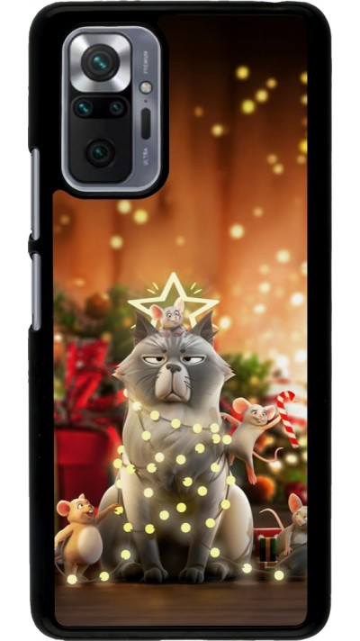 Xiaomi Redmi Note 10 Pro Case Hülle - Christmas 25 Xmas Cat